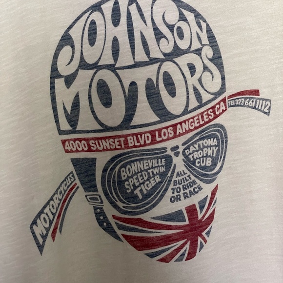 NWOT Johnson Motors Inc Men’s Tee Size M - Picture 2 of 4